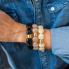 Bracelet noir et marbré femme | Bombom Black Parabaya Parabaya