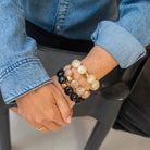 Bracelet noir et marbré femme | Bombom Black Parabaya Parabaya