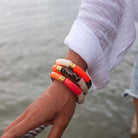 Bracelet orange femme perles léopard | Maraca Pipoca Parabaya Parabaya