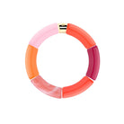 Bracelet perles colorées femme framboise orange rose | Jinga Pipoca Parabaya Parabaya