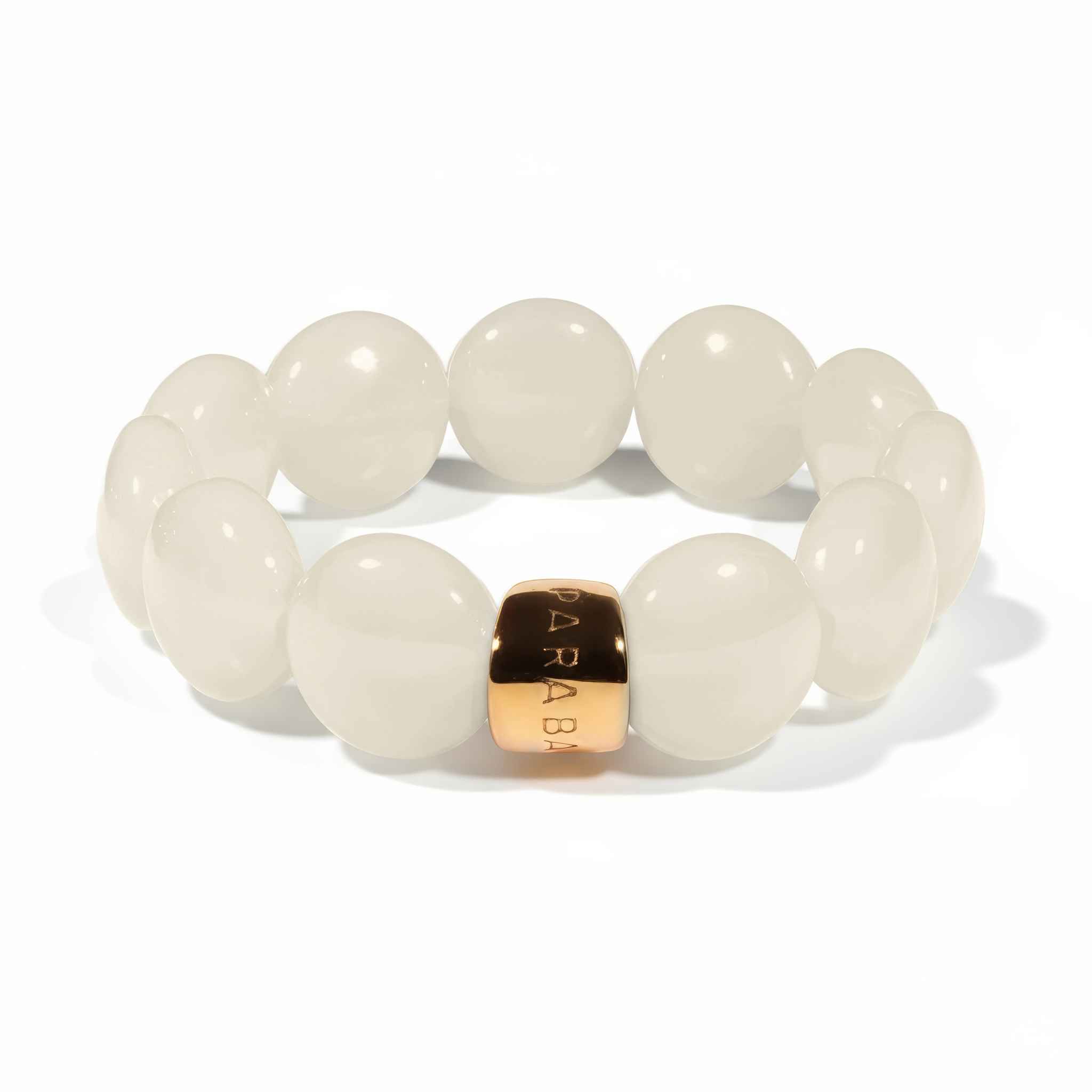 Bracelet perles rondes femme rouge blanc rose | Soleda Bombom Parabaya Parabaya