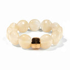 Bracelet perles rondes orange femme léopard | Maraca Bombom Parabaya Parabaya