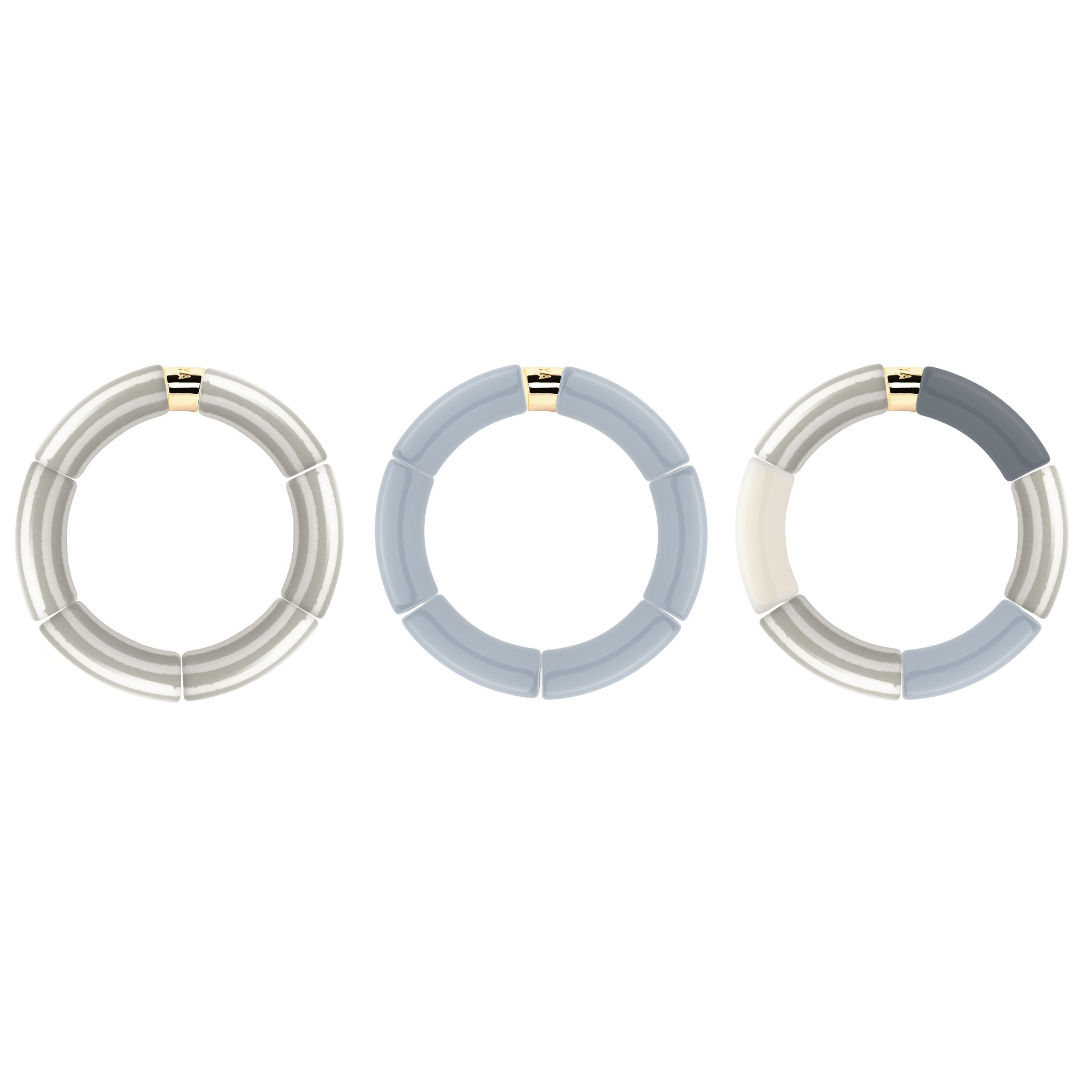 Bracelet Pipoca Brasil Riviera-Cinza Parabaya