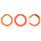 Bracelet Pipoca Brasil Riviera Laranja Parabaya