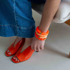 Bracelet Pipoca Brasil Riviera Laranja Parabaya