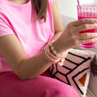 Bracelet Pipoca Brasil Riviera Rosado Parabaya