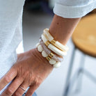 Bracelet Pipoca Creme Mono Parabaya