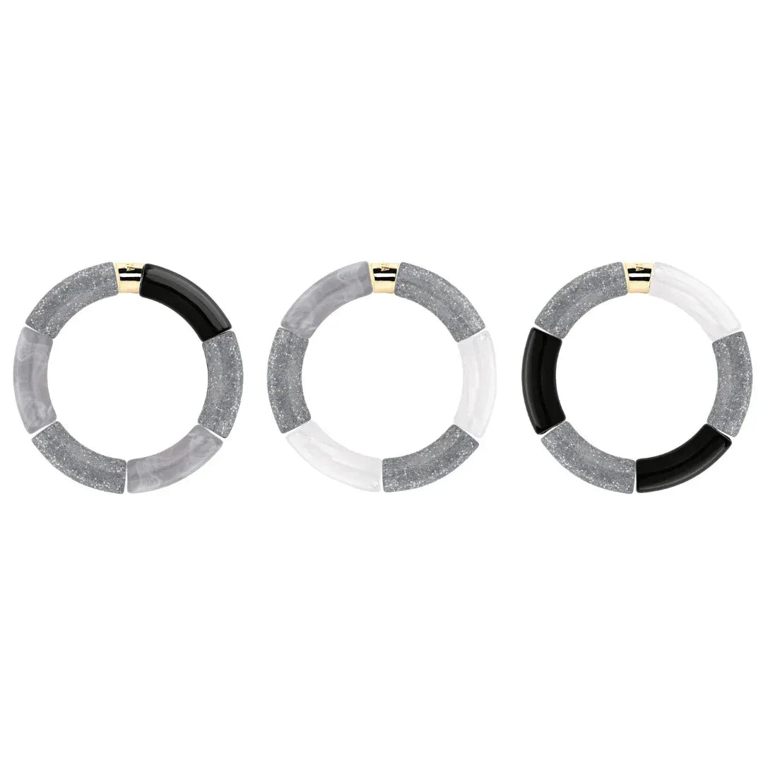 Bracelet Pipoca Festa Prateado Parabaya