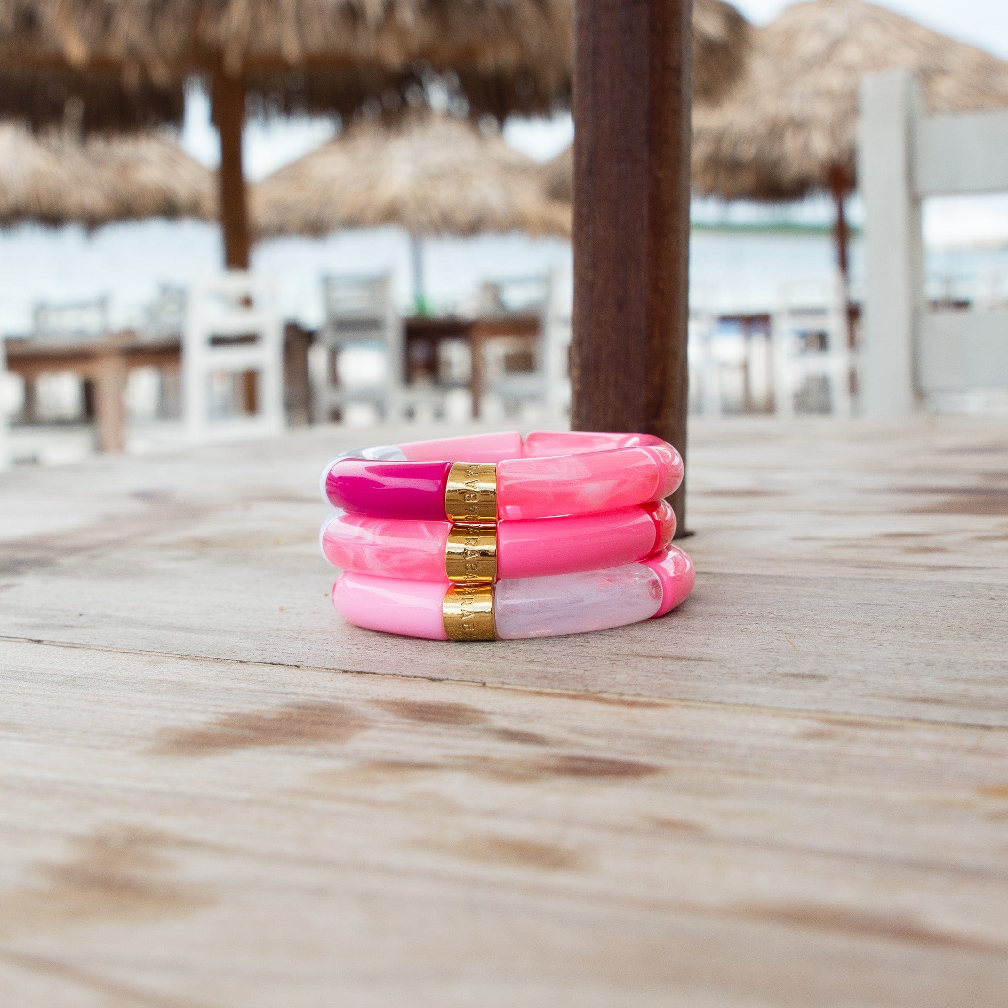 Bracelet pipoca flamingo Parabaya