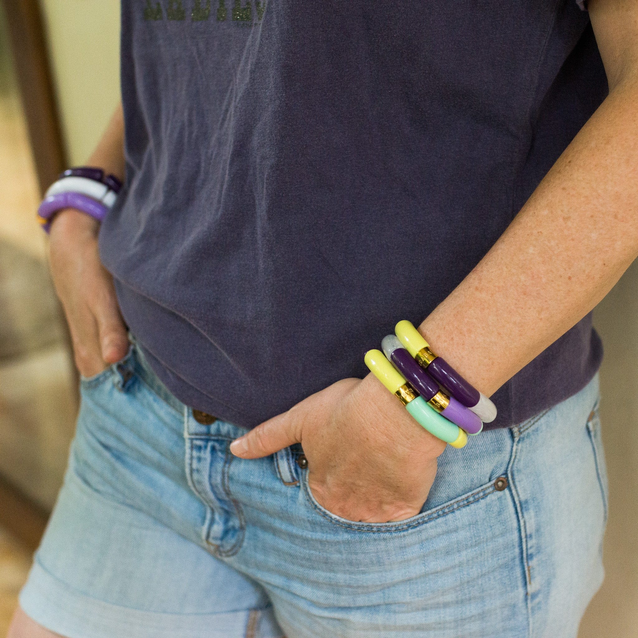 Bracelet Pipoca Jacaranda Parabaya