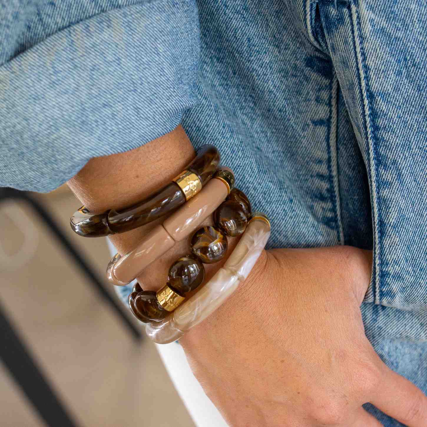 Bracelet Pipoca Moca Mono Parabaya