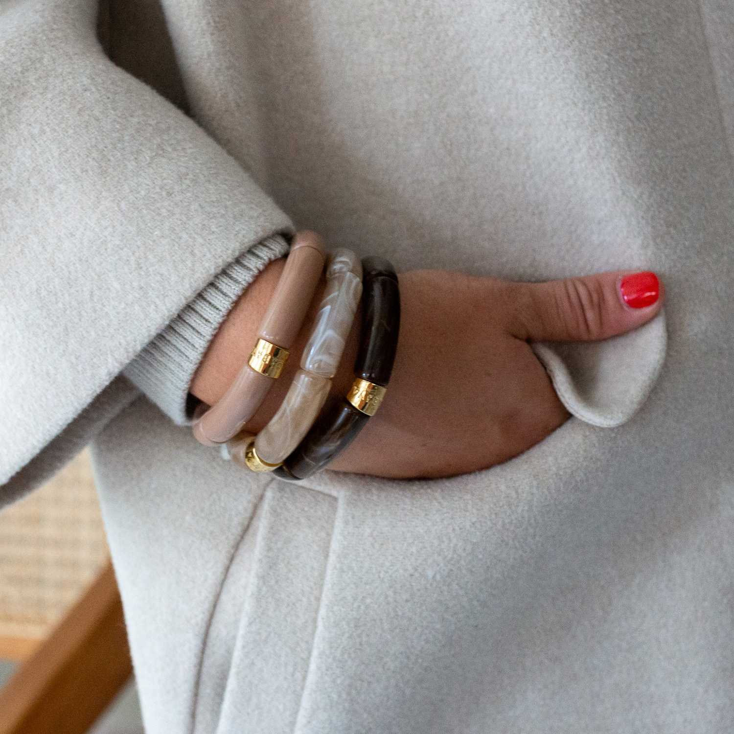 Bracelet Pipoca Moca Mono Parabaya