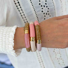 Bracelet Pipoca Rosa-ouro Parabaya