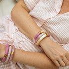 Bracelet pipoca Rosa Parabaya