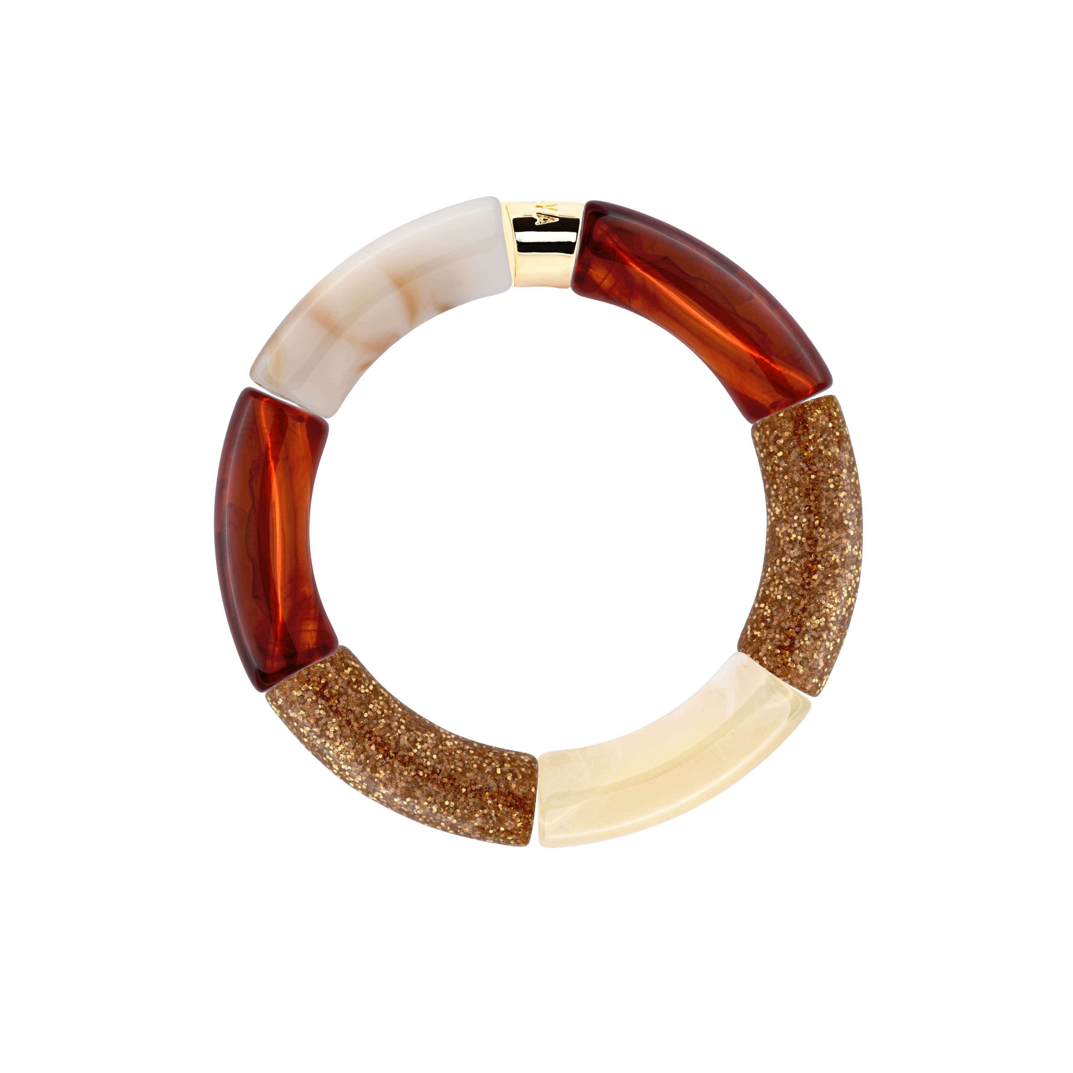 Bracelet pipoca Terra-ouro Parabaya