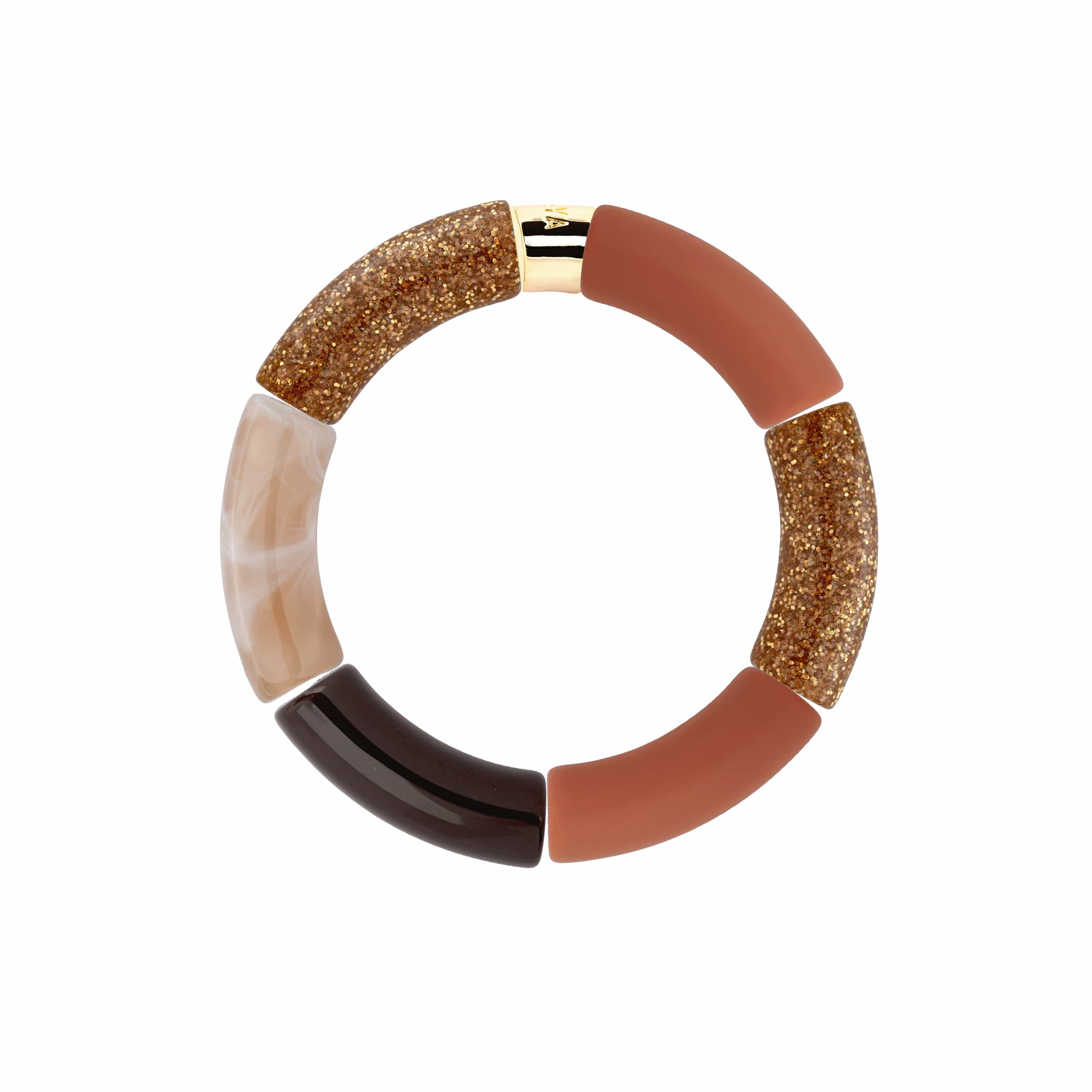 Bracelet pipoca Terra-ouro Parabaya