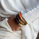 Bracelet pipoca Terra-ouro Parabaya