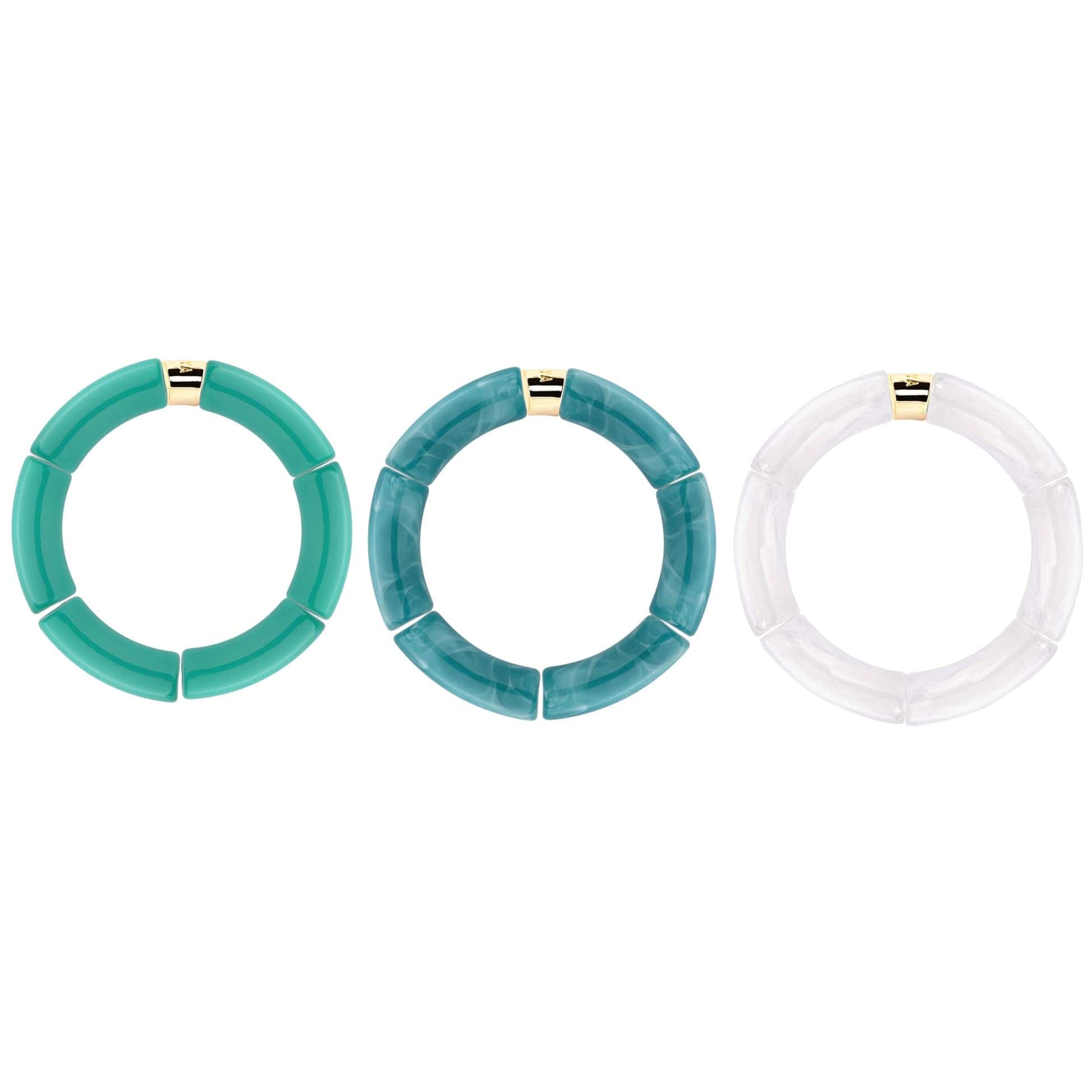 Bracelet Pipoca Turquesa Mono Parabaya