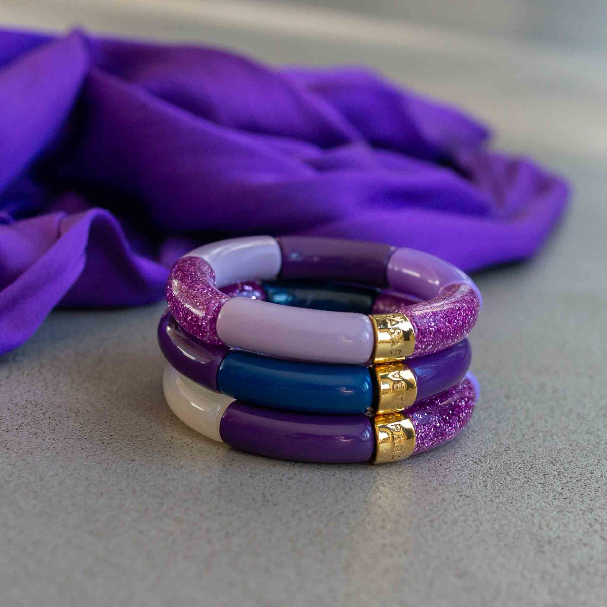 Bracelet Pipoca Violeta Parabaya