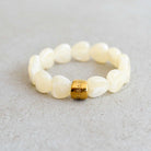 Coffret bracelet femme fête des mères crème | Coffret Maman Cœur Parabaya Parabaya