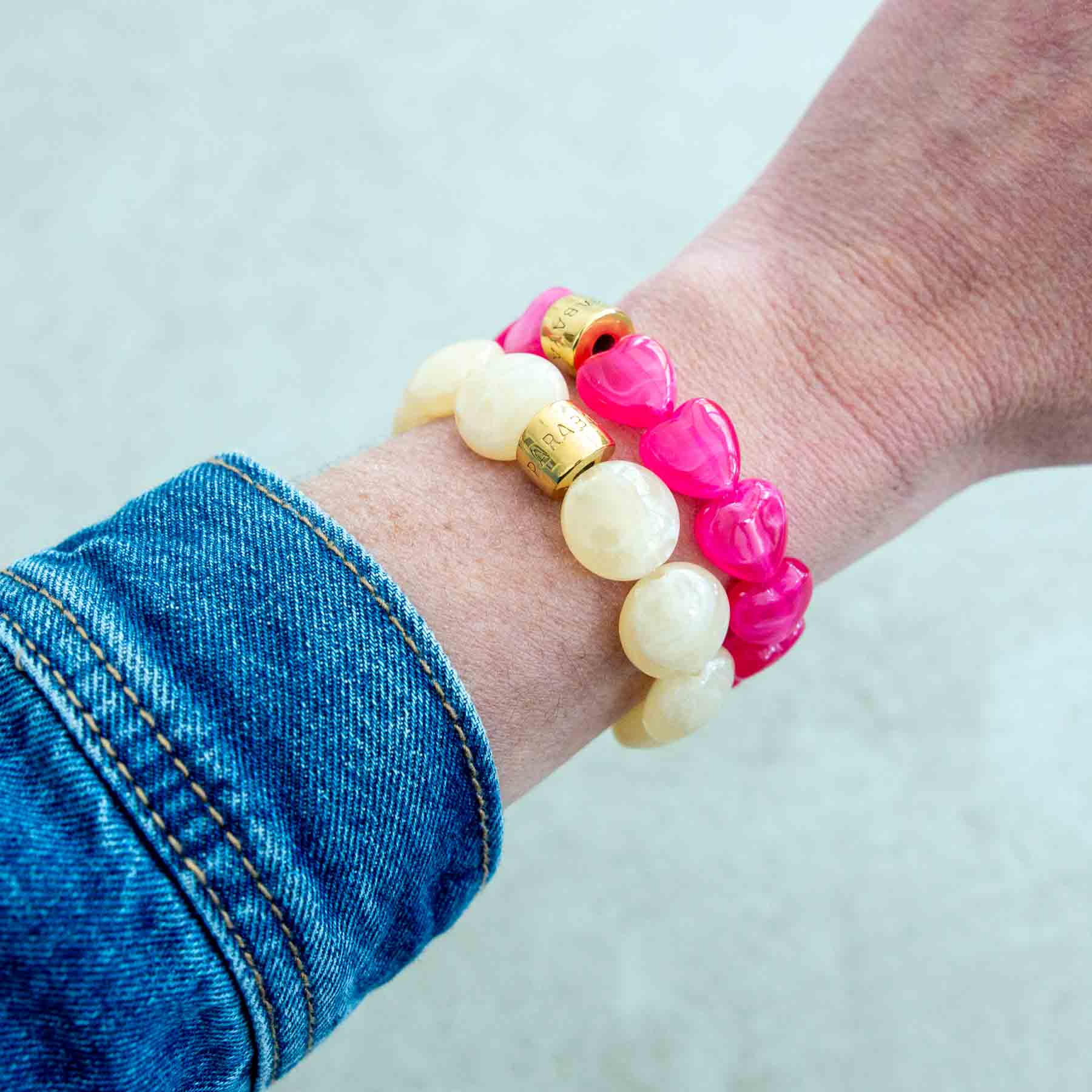 Coffret bracelet femme fête des mères rose | Coffret Maman Cœur Parabaya Parabaya
