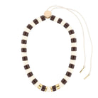Collier chocolat ivoire femme | Praia Terra Parabaya Parabaya
