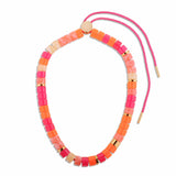 Collier Praia Laranja-Mix