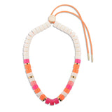 Collier Praia Laranja-Ivoire