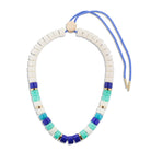 Collier réglable bleu turquoise lagon femme | Praia Azul Mix Parabaya Parabaya